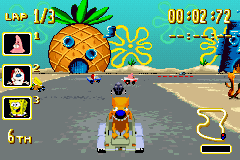 Nicktoons Racing screenshot 3 for GameBoy Advance